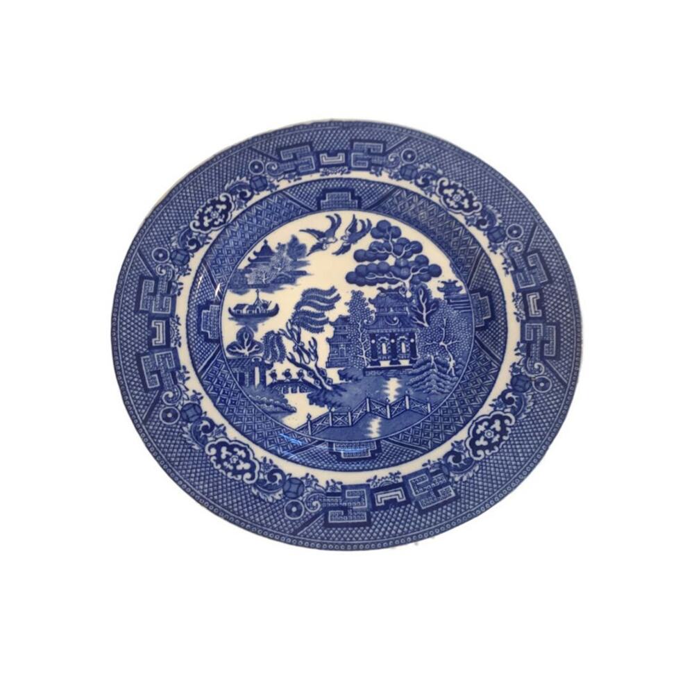 Vintage Allertons Blue Willow Luncheon Plate 9 Inch England